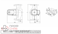 Циркуляционный насос Wellmix WRS 65-90SF (3скорости, 380V) NEW
