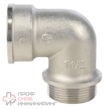 Угольник с упором НВ никелированный 1 1/2", Stout