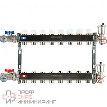 Коллектор ROMMER из нержавеющей стали в сборе без расходомеров 7 выходов