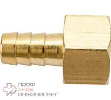 Переходник ECO внутренняя резьба G1/2 елочка 12 мм латунь AB-FT12/E12