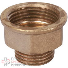 Переходник Stout латунный под ключ НР/ВР 1/2х3/8"