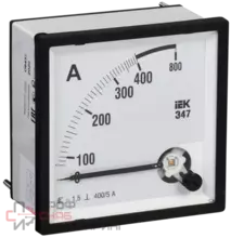 Амперметр IEK Э47 72х72мм 400/5А кл. точн. 1.5 IPA10-6-0400-E