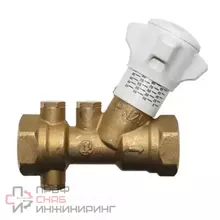 Клапан балансировочный ручной латунь R206B Ду15 Ру25 м/м Kvs2.7 Giacomini