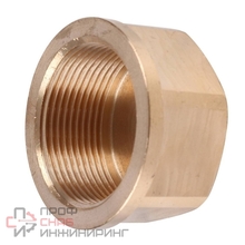 Заглушка, Viega, R2 модель 3301, В, 3/8", бронза (RX)  с многогранником