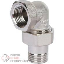 Разъемное угловое соединение американка STOUT ВН никелированное 1/2