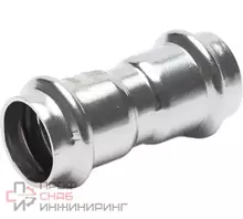 Муфта равнопроходная Franta ВПр, 42, из нержавеющей стали SUS 304