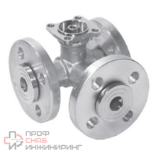 Запорный шаровой кран BELIMO R7015R-B1, трехходовой, с фланцами