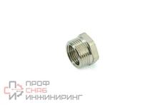Футорка General Fittings 2600 3/8"-1/4" резьба-резьба, нар.-вн., латунь никелированная