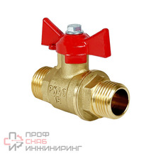 Кран шаровой VALFEX Ду15 Ру40 ручка-бабочка 11Б27фт1М VF.219.LB1.012.N/P59