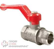 Кран шаровой Valfex резьб. 1 1/4", PN40, латунь, вн.р.- нар.р.