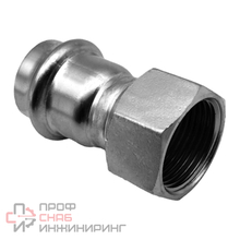 Пресс-фитинг Kromwell из нержавеющей стали с внутренней резьбой 15х1/2"