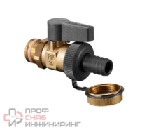 Кран шаровой, Optiflex KFE, DN-15, 1/2", Н, ручка-с ограничителем, Oventrop