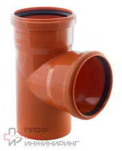 Тройник РосТурПласт 200/200*87° для наружной канализации