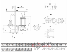 Канализационный насос Wellmix 300WQ2-600-7-22/4_380V