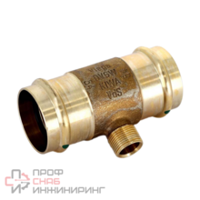 Тройник Sanpress, c SC-Contur 54x3/4"x54 с наружной резьбой, бронза, модель 2217.1