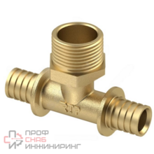 Тройник аксиальный РОСТУРПЛАСТ D20х3/4" HP