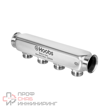 Коллектор Hoobs, нерж. ст., без регулировки, 1" х 3/4"-8 вых .