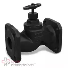 Клапан запорный Сантехкомплект чугунный 15кч19п Ду32 Ру16 фл RMCX