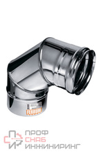 Колено Ferrum угол 90° (430/0,5 мм) Ф100