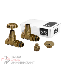 Комплект SR Rubinetterie серия Floral Old Style 1/2 прямой бронза