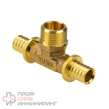 Тройник надвижной VALTEC, с переходом на нар.р. 2 (2,8) х 1/2" х 2 (2,8) VTm.433.G.200420