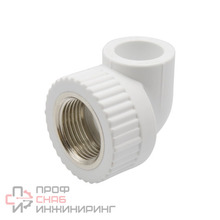 Уголок комб. вн 20х3/4'' EVER® plast белый