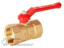 Кран шаровой латунный 3/4 г/г ПРАКТИК Галлоп ручка
