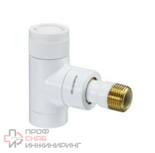 Термовентиль Oventrop E угловой DN 15, белый
