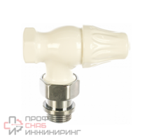 Запорный клапан SR Rubinetterie угловой серия Old Style 1/2, цвет белый