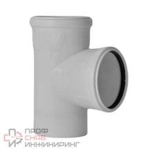 Тройник PP-H бесшумный белый б/н Дн160х160х87гр в/к РосТурПласт 37656