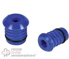 Заглушка 16, Henco TESTPLUG, резьба-резьба, полипропилен