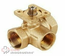 Клапан шаровый резьбовой 3-х ходовой DN20 Kvs 4