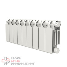 Радиатор Теплоприбор биметаллический БР1-200/08 НПП, с межосевым расстоянием 200мм, 8 секций, нижнее подключение справа