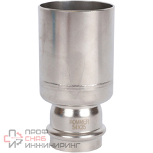 Муфта переходная Rommer ВПр-НПр 54х35 из нержавеющей стали