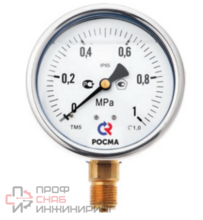 Манометр Росма ТМ-620Р.00 (0-4MPa) G1/2.1,0