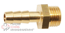 Штуцер резьб. 1/4 (14) ш TIM латунь