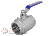 Кран шаровый муфтовый двусоставной Newkey (2PC) AISI316 DN80 (3") (CF8M) PN25