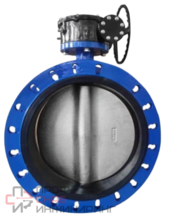 Затвор поворотный Benarmo чугун EPDM Ду1000 Ру10/16 ред фл диск чугун