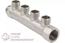 Коллекторы латунные Okseler 3/4x1/2НР 4 выхода