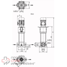 Насос Wilo HELIX V 413-1/25/E/KS/400-50