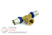 Тройник 26-3/4"-26, General Fittings 5T00, 11, пресс-резьба, нар., латунь
