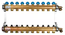 Коллектор Watts HKV 1"х3/4" 5 вых., c регул. клапанами, латунь
