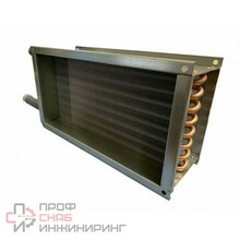 Воздухонагреватель водяной NAVEKA W3- 6035 (ширина 150 мм, короткие патрубки в центре)