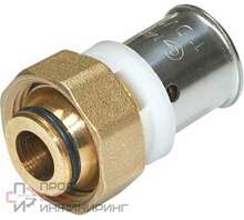 Муфта пресс-В 20 x 3/4'EK с накидной гайкой