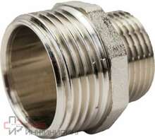 Ниппель РосТурПласт переходной НР 1"х3/4" никель RTP