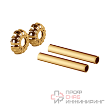 Комплект декоративных трубок SR Rubinetterie ретро 160хD 18-20-1/2" золото