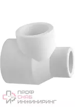 Тройник РосТурПласт PP-R белый переходной Дн50х32х40