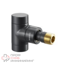 Вентиль Oventrop Combi E угловой DN 15, антрацит