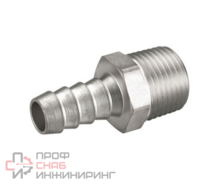 Штуцер 1/2"Пх14 д/рез шл. ник. HLV Technology