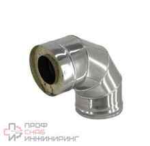 Отвод сэндвич Теплов и Сухов 87 d 180 х 240 толщина 0,5 нержавеющая сталь х 0,5